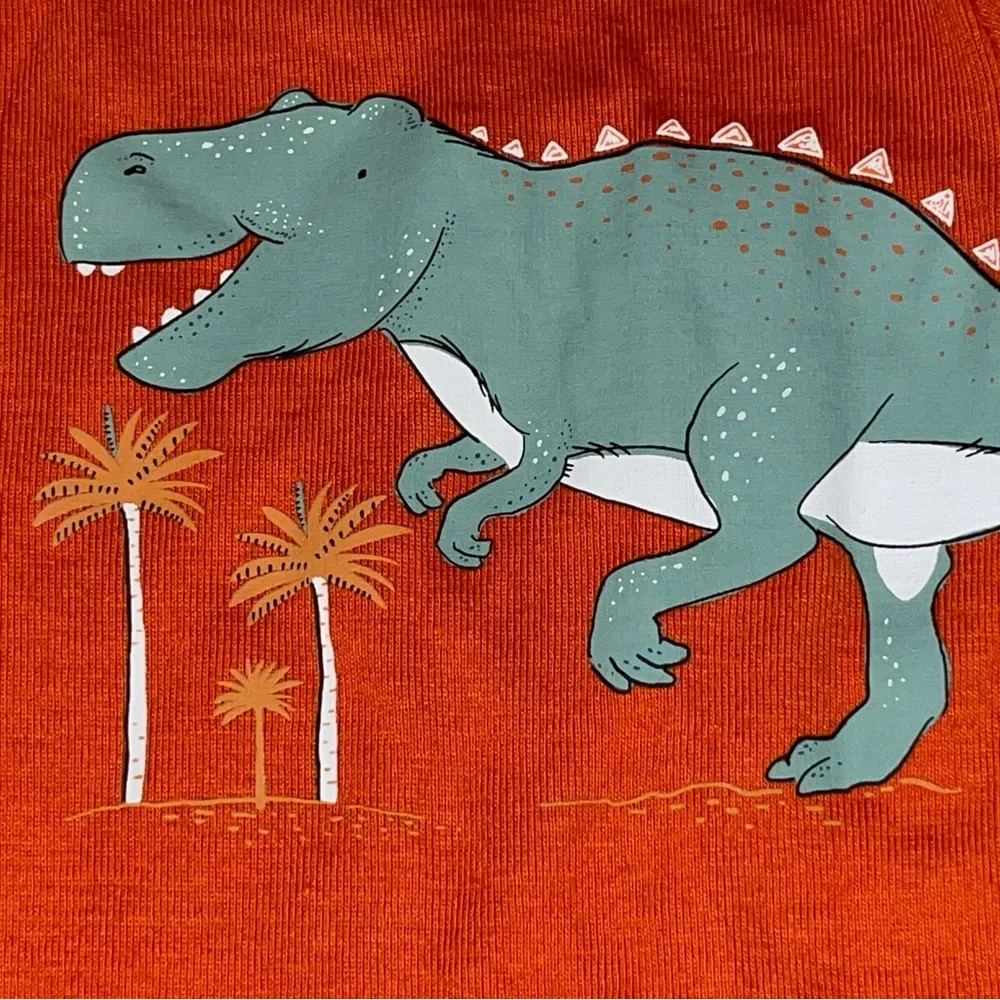 Carter's Orange Dinosaur Bodysuit‎